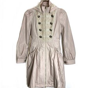 Victorian style Spring/Fall Trench Coat Jacket